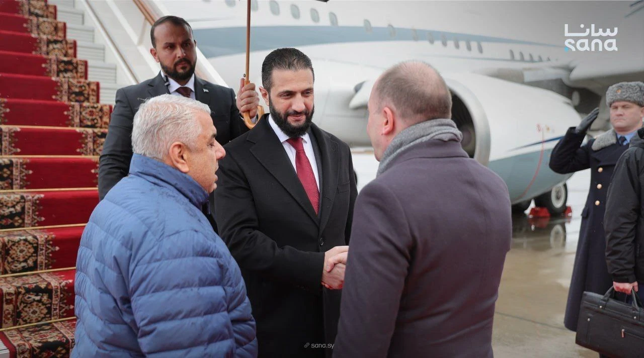 أحمد الشرع يصل إلى روسيا للقاء بوتين.. ماذا سيناقشان؟ أحمد الشرع يصل إلى روسيا للقاء بوتين.. ماذا سيناقشان؟