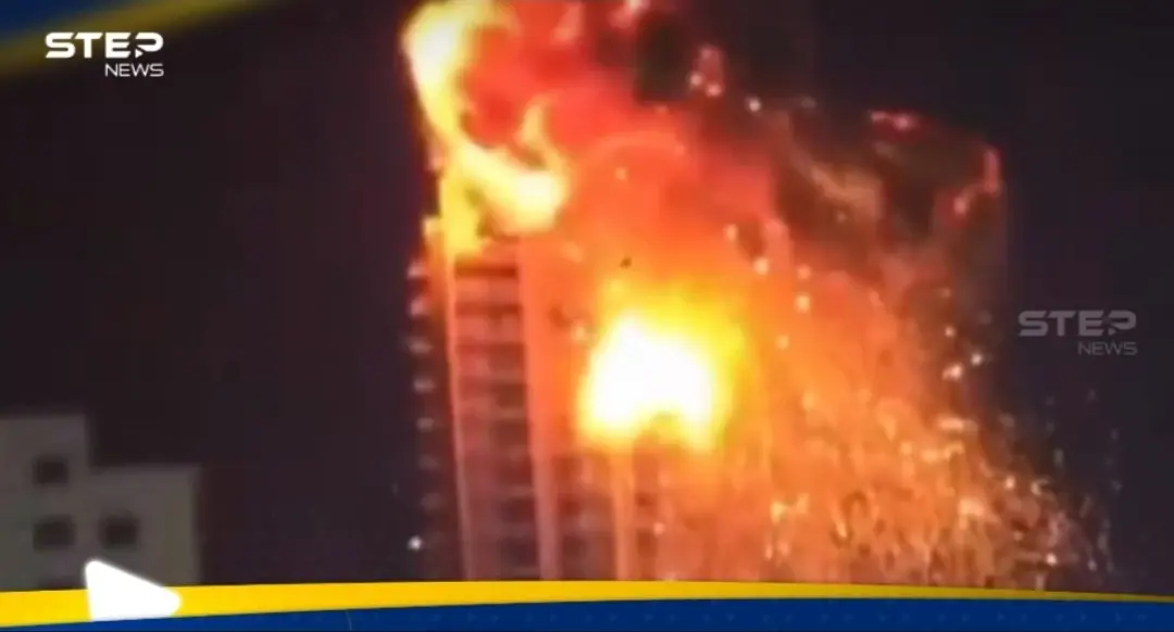 تحول لكتلة من النار.. لحظة استهداف مبنى سكني في البحرين (فيديو): شاهد بالفيديو