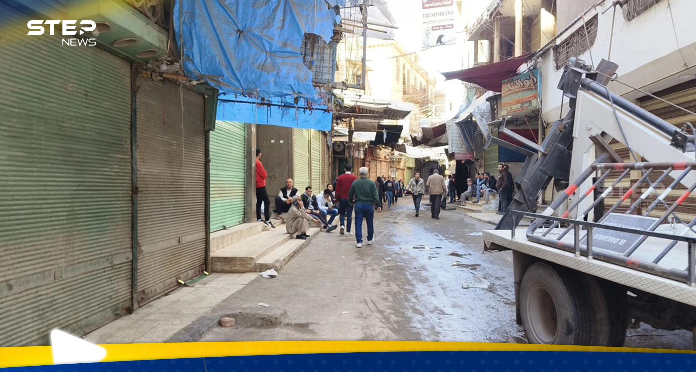 حريق ضخم بمعرض ملابس بالمنصورة