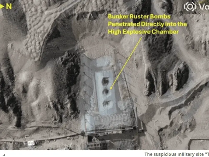 صور أقمار اصطناعية تكشف مافعلته إسرائيل بموقع 