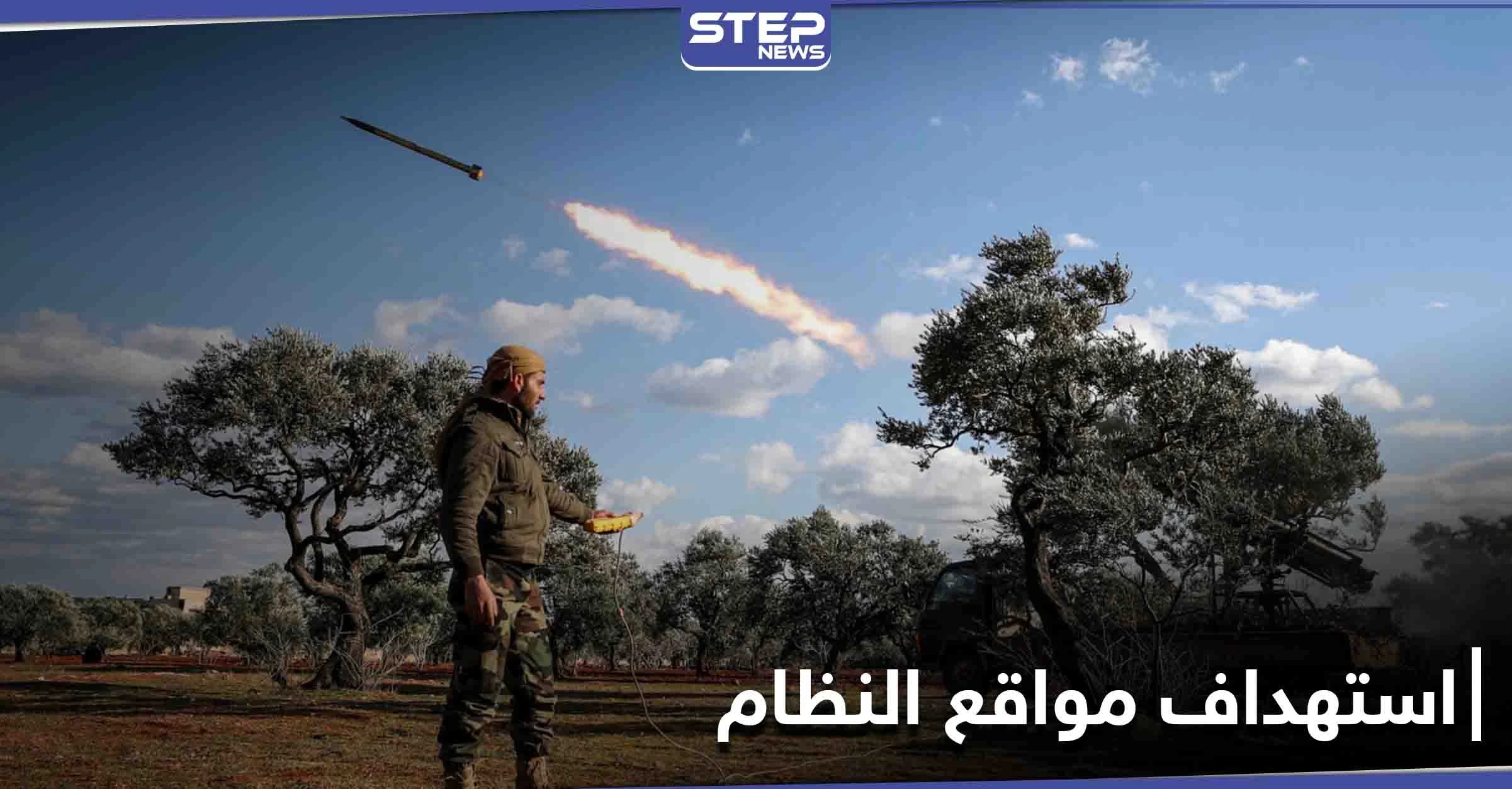 فصائل المعارضة السورية تستهدف مواقع للنظام السوري في إدلب بالصواريخ
