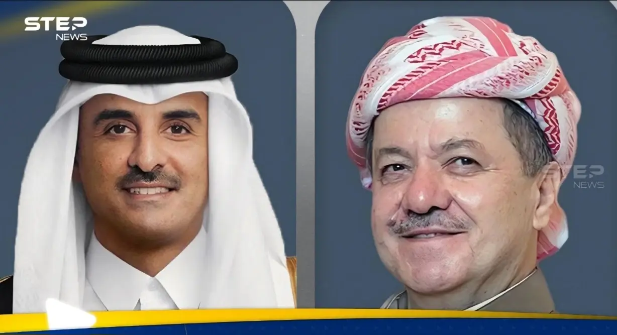 بارزاني وأمير قطر يتفقان على ضرورة وقف القتال في سوريا: امير قطر