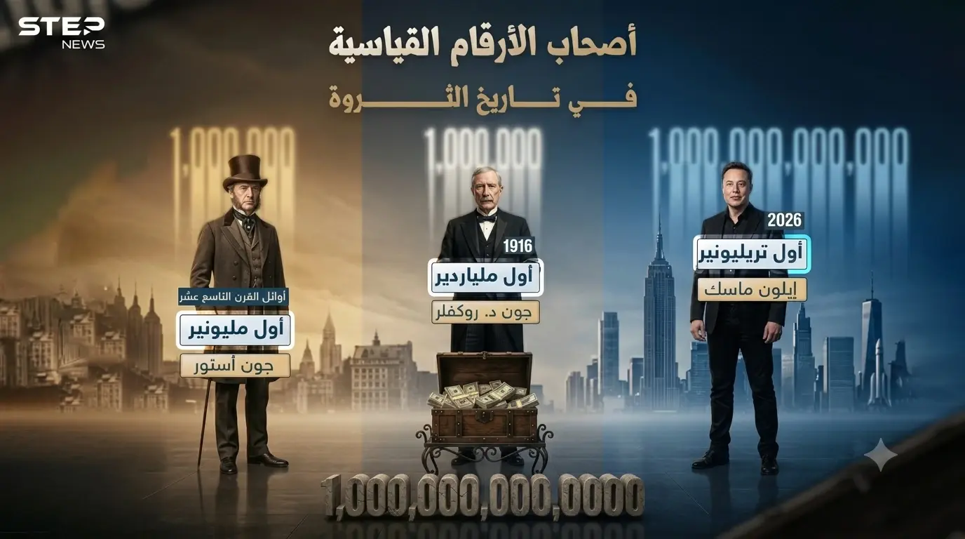 تاريخ الثراء العالمي في 3 أسماء: أول ملياردير