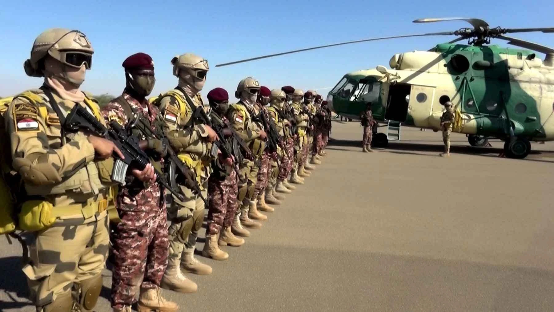 الأركان المصرية والسودانية تتفقان على أمر وتحطم مروحية سودانية بقاعدة الكنانة