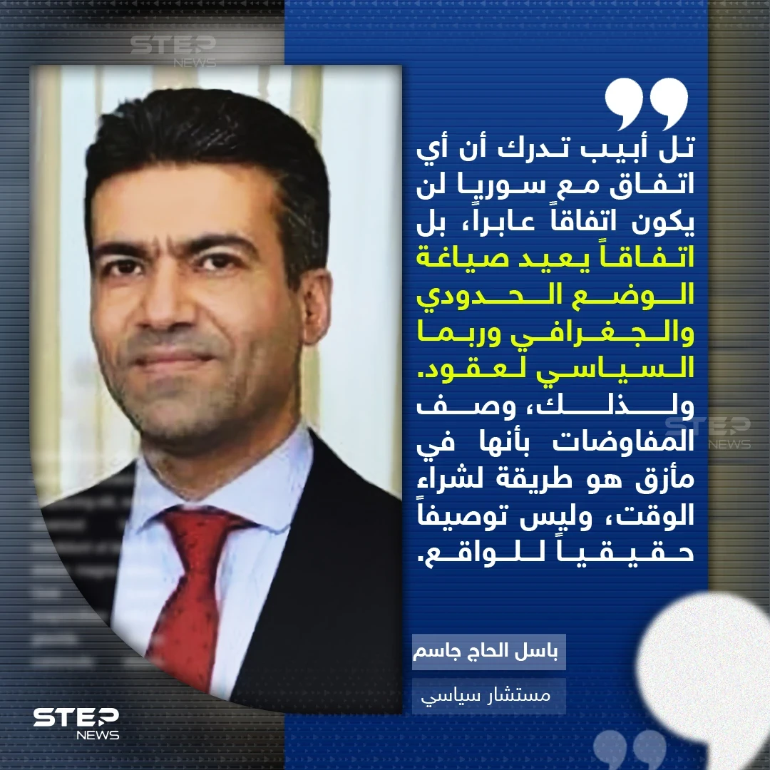 مستشار سياسي: 3 رسال إسرائيلية لسوريا قبل اتفاق سيعيد صياغة مشهد المنطقة لعقود