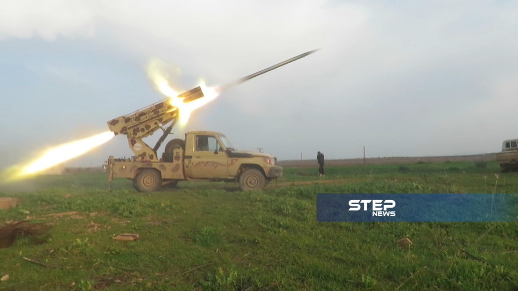 Syrian opposition bombard the countryside of Hama 3