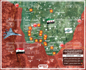 استهداف ادلب3خريطة