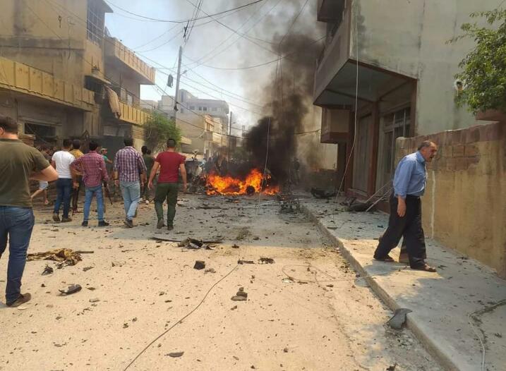 مفخخة تضرب مبنى استخبارات "قسد" في القامشلي وتقتل قيادي بارز