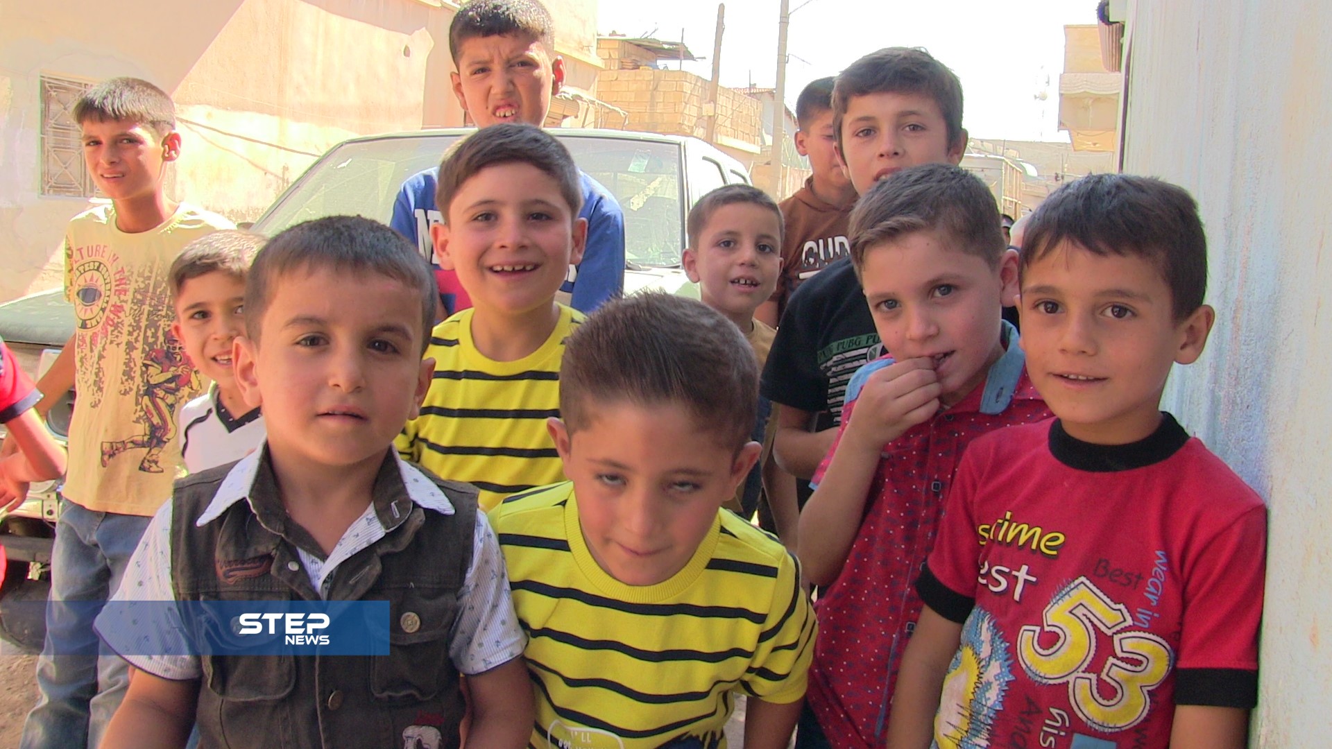 شاهد بالصور: بعض مظاهر الفرح عند الأطفال بعيد الأضحى في بلدة الجينة غرب حلب