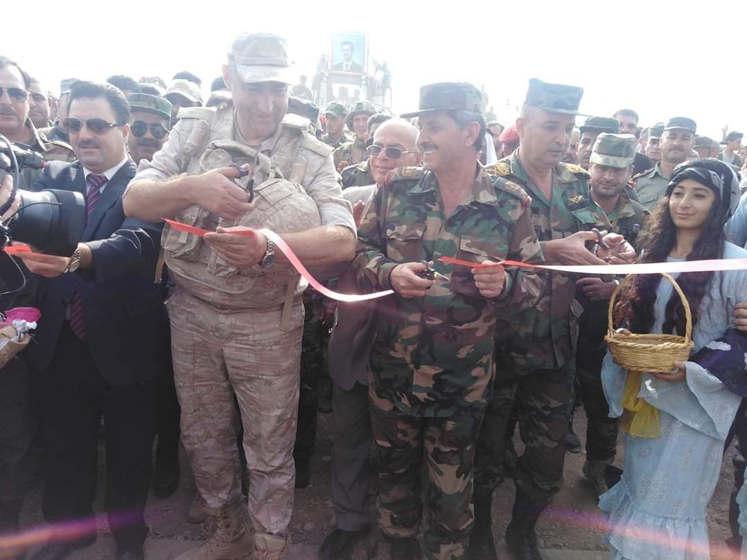النظام السوري بحضورٍ روسي يفتتح جسراً في ديرالزور لأعماله العسكرية 