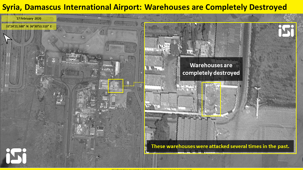 إسرائيل تبيّن حجم الدمار بمطار دمشق.. وهذه طريقة نقل السلاح الإيراني إلى سوريا بالتفصيل.. (صور)