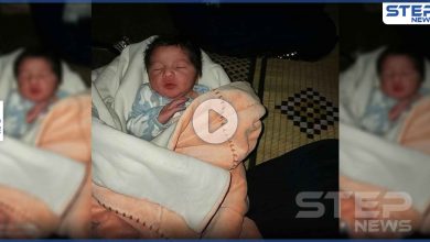بالفيديو والصور|| العثور على طفل حديث الولادة بحاوية قمامة بـ إدلب .. وهكذا كانت ردة فعل الأهالي