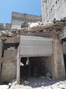 بالفيديو|| انهيار مبنى سكني في مدينة حلب يوقع قتلى وجرحى مدنيين
