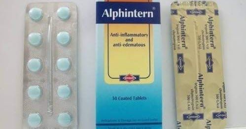 أقراص الفينترن alphintren مضاد للالتهابات والتورمات