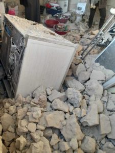 قصف على قرية الشويحة شمال قباسين 3
