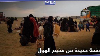 بكفالات شيوخ ووجهاء العشائر... وصول "105" عائلات إلى الرقة قادمة من مخيم الهول