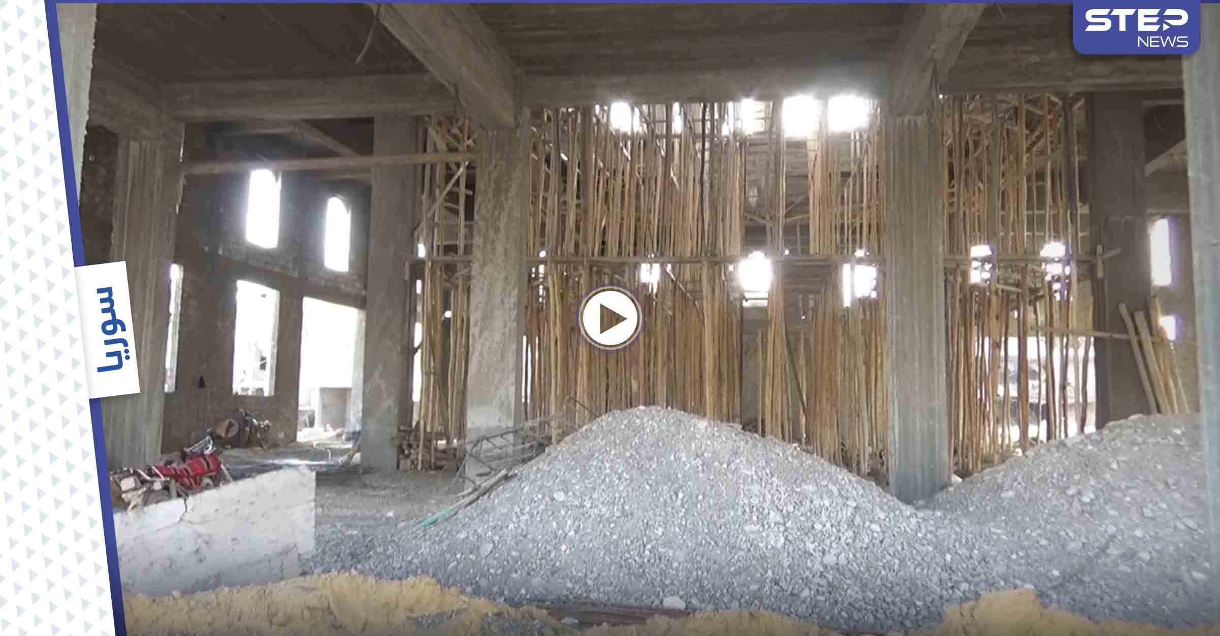 بالفيديو|| حركة النجباء تستأنف بناء مسجد السيدة رقية بتدمر بعد وصول إمدادات الحرس الثوري