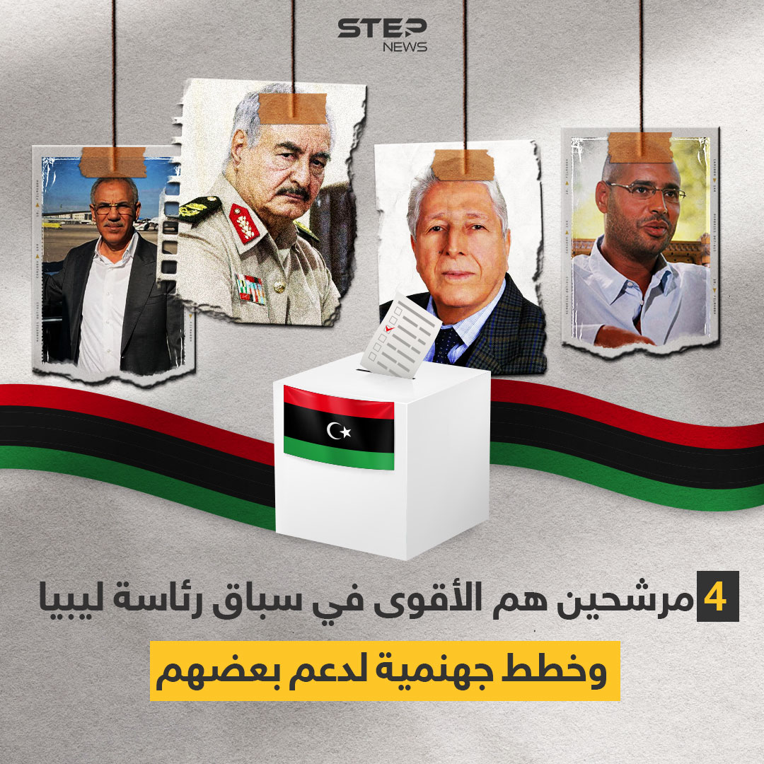 خبراء يكشفون حظوظ المرشحين الأبرز في الانتخابات الرئاسية الليبية و 4 منهم سيشعلون السباق