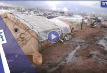 أمطار غزيرة وفيضانات تجتاج مخيمات الشمال السوري ونداءات استغاثة من قبل النازحين