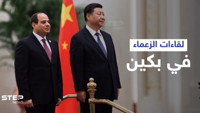 السيسي يلتقي زعماء عرب وأجانب بينهم أمير قطر في الصين