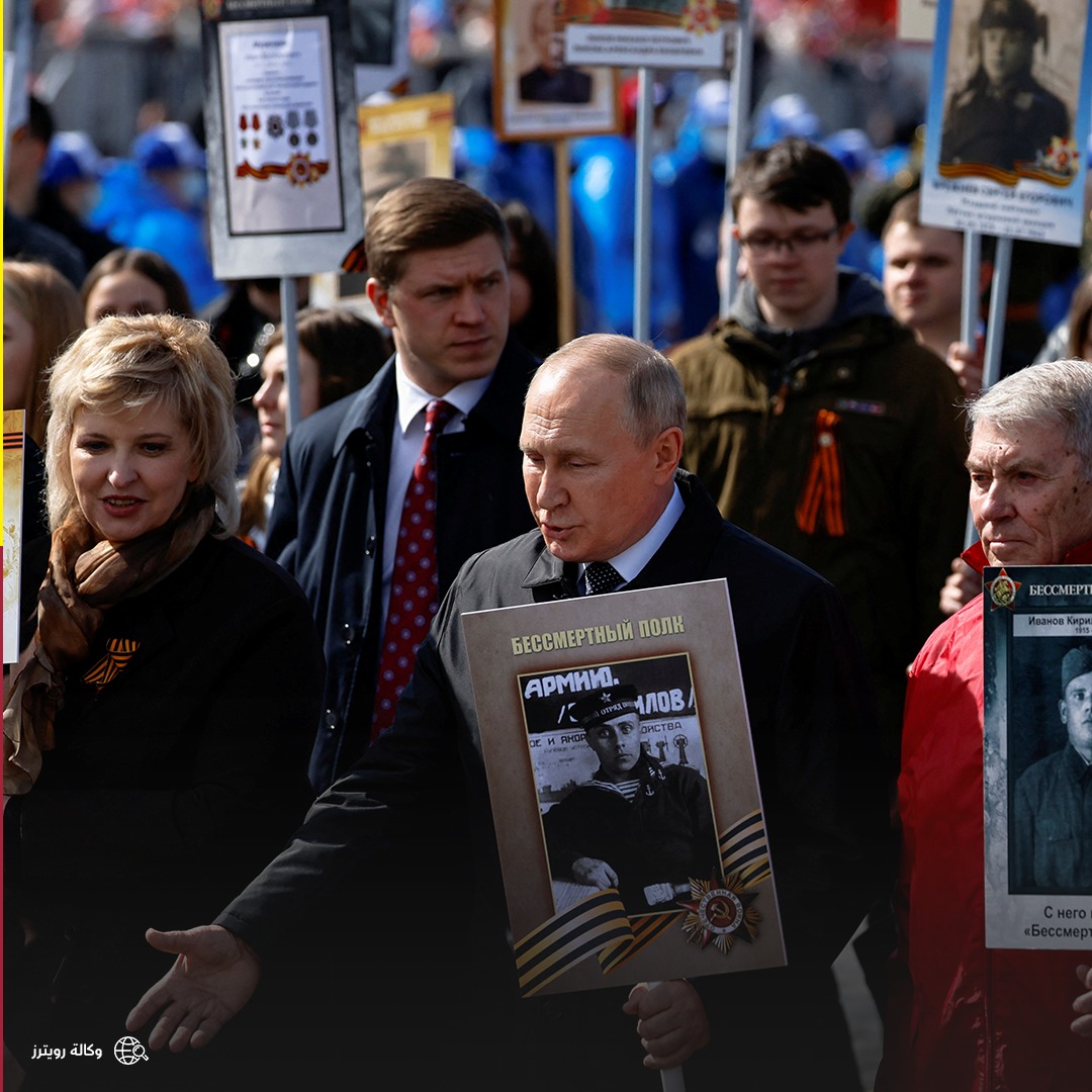 في خطاب يوم النصر بوتين حمل صورة هذا الرجل لساعات!! ونقطة واحدة حاول تبريرها كثيراً (فيديو)